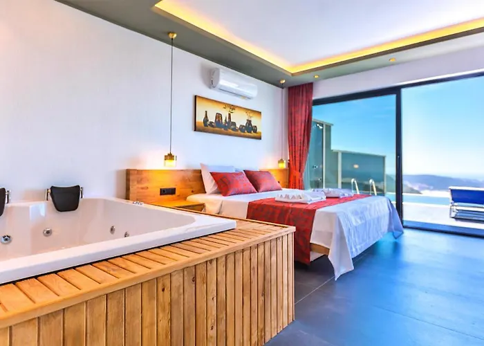 2 Bedroom Luxury In Uzumlu ヴィラ *