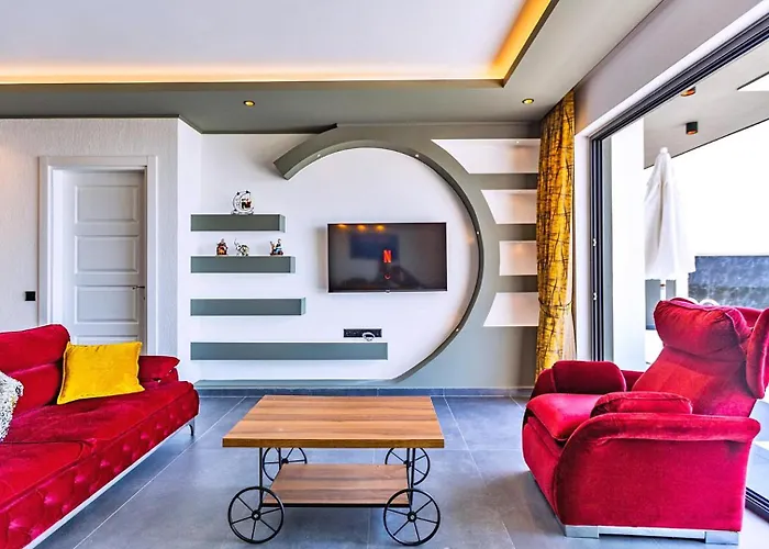 2 Bedroom Luxury In Uzumlu ヴィラ *