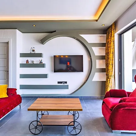 2 Bedroom Luxury In Uzumlu 빌라 *
